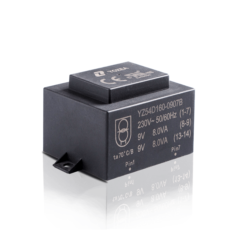 YZ54D160-0907B-EI54 pcb-montage droog type ingekapselde transformator 230v naar 12v